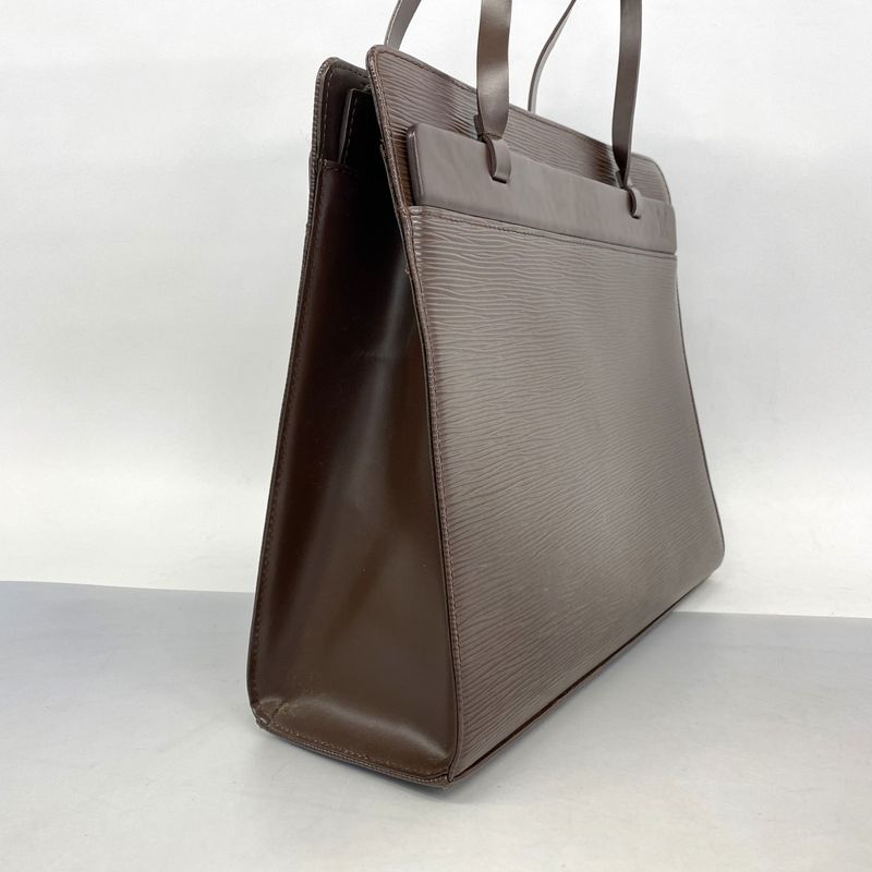Louis Vuitton Handbag Epi Croisette PM M5249d Mocha Women's