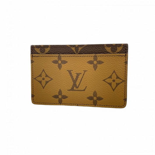 Louis Vuitton Card Case Monogram Reverse Porte Carte Sample M69161 Brown Ladies