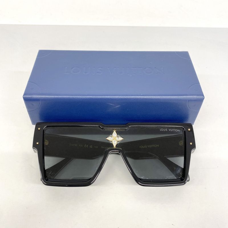 Louis Vuitton Sunglass Es Cyclone Z1578e Black Men's