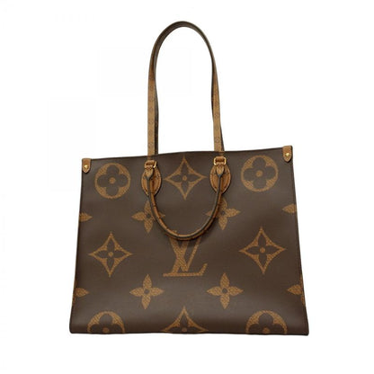 Louis Vuitton Tote Bag Monogram Giant Reverse on the Go GM M44576 Brown 2way