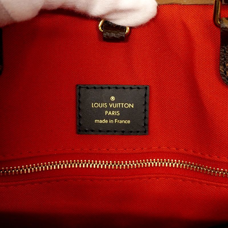 Louis Vuitton Tote Bag Monogram Giant Reverse on the Go GM M44576 Brown 2way