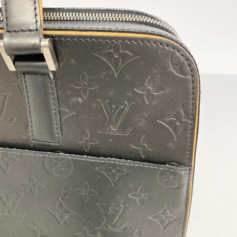 Louis Vuitton Handbag Monogram Matte Malden M55132 Noir Black Women's