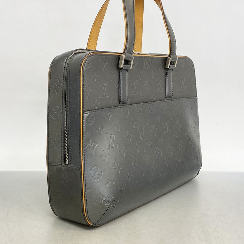 Louis Vuitton Handbag Monogram Matte Malden M55132 Noir Black Women's