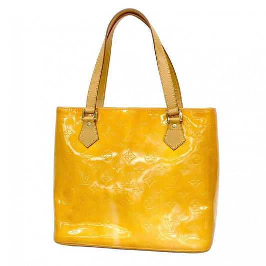 Louis Vuitton Tote Bag Vernis Houston M91054 Rose Women's