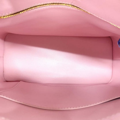 Louis Vuitton Tote Bag Vernis Houston M91054 Rose Women's