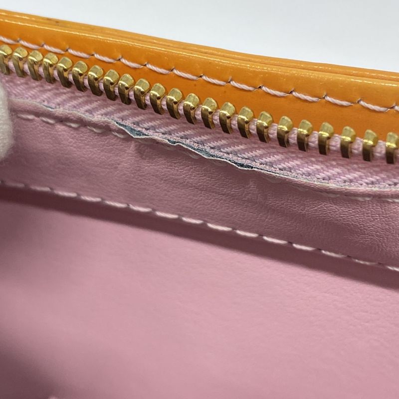 Louis Vuitton Tote Bag Vernis Houston M91054 Rose Women's