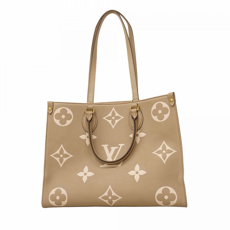 Louis Vuitton Tote Bag Monogram ・empreinte Bicolor on the Go MM M45494 Tourtrail