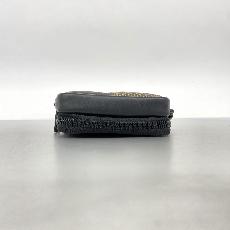 Louis Vuitton Shoulder Bag Damier Giant Double Phone Pouch N40377 Brown Men's