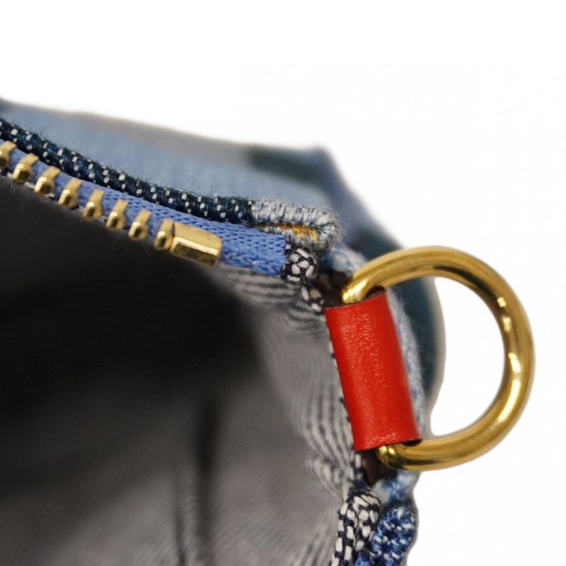 Louis Vuitton Shoulder Bag Monogram Denim Multi Pochette Accessory M44990 Blue