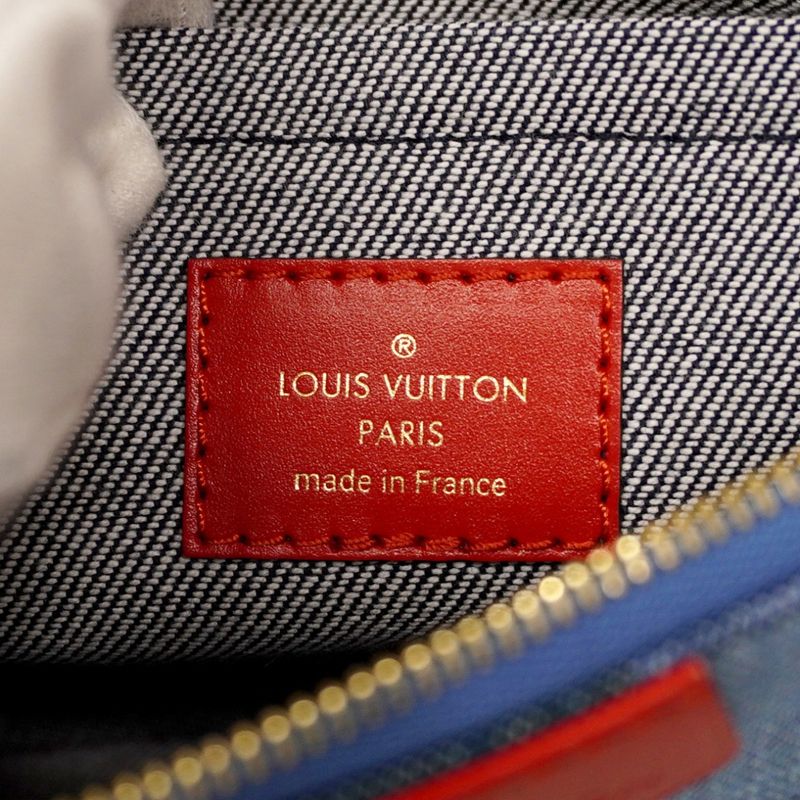 Louis Vuitton Shoulder Bag Monogram Denim Multi Pochette Accessory M44990 Blue