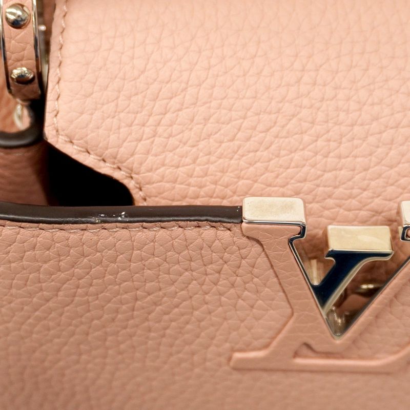 Louis Vuitton Handbag Taurillon Capucines BB M94635 Magnolia 2way Bag Ladies