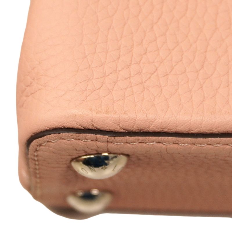 Louis Vuitton Handbag Taurillon Capucines BB M94635 Magnolia 2way Bag Ladies