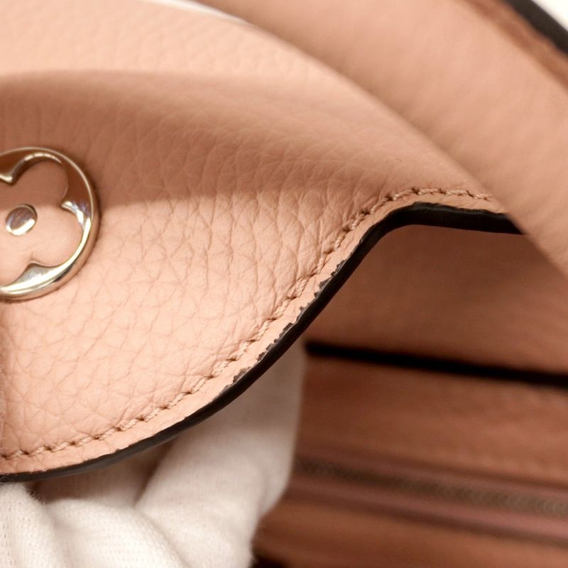 Louis Vuitton Handbag Taurillon Capucines BB M94635 Magnolia 2way Bag Ladies