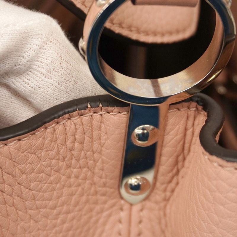 Louis Vuitton Handbag Taurillon Capucines BB M94635 Magnolia 2way Bag Ladies