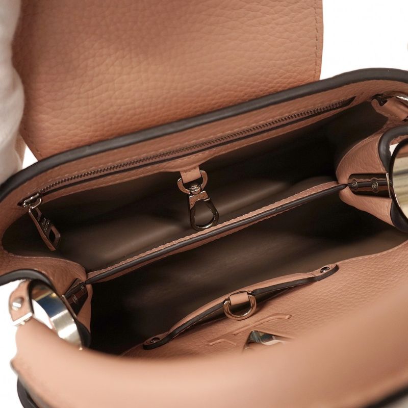 Louis Vuitton Handbag Taurillon Capucines BB M94635 Magnolia 2way Bag Ladies