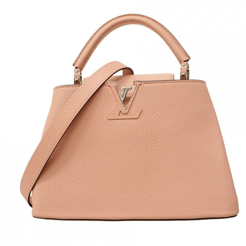 Louis Vuitton Handbag Taurillon Capucines BB M94635 Magnolia 2way Bag Ladies