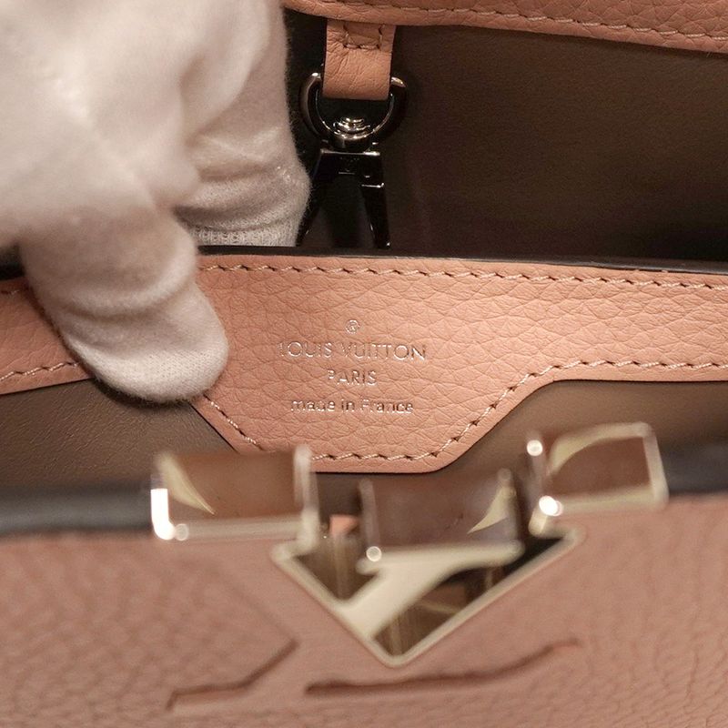 Louis Vuitton Handbag Taurillon Capucines BB M94635 Magnolia 2way Bag Ladies