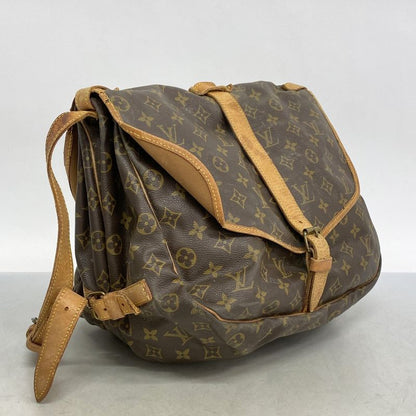 Louis Vuitton Shoulder Bag Monogram Saumur 35 M42254 Brown Ladies