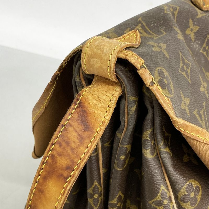 Louis Vuitton Shoulder Bag Monogram Saumur 35 M42254 Brown Ladies