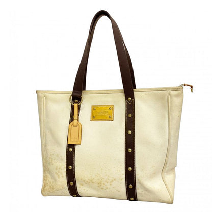 Louis Vuitton Tote Bag Antigua Cabas GM M40033 Beige Ladies