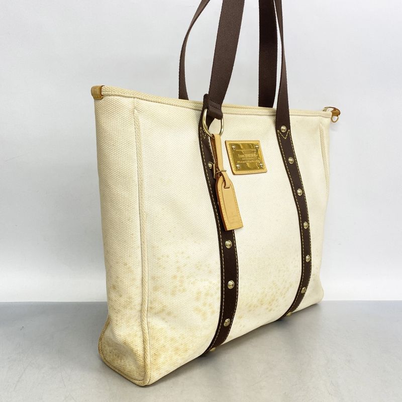 Louis Vuitton Tote Bag Antigua Cabas GM M40033 Beige Ladies