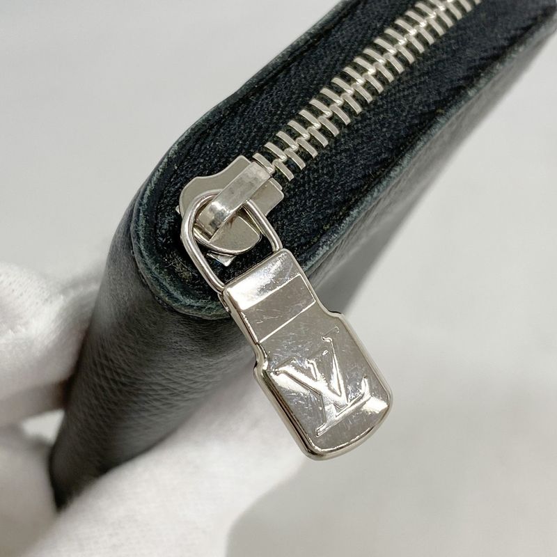 Louis Vuitton Coin Case Taiga Zippy Coin Purse M30511 Ardoise Men's