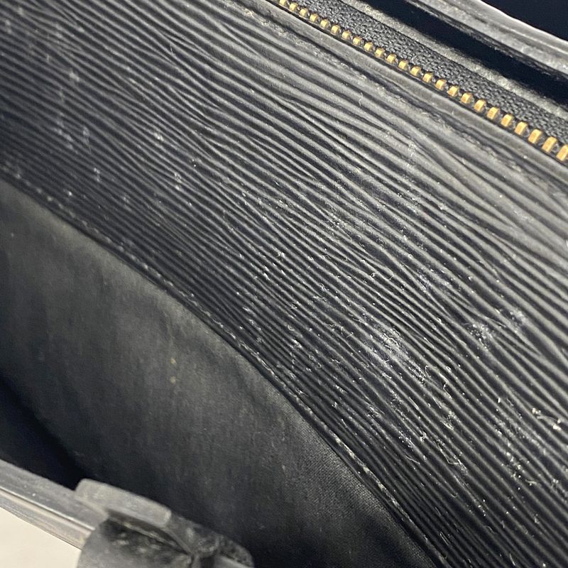 Louis Vuitton Tote Bag Epi Croisette PM M52492 Noir Black Women's