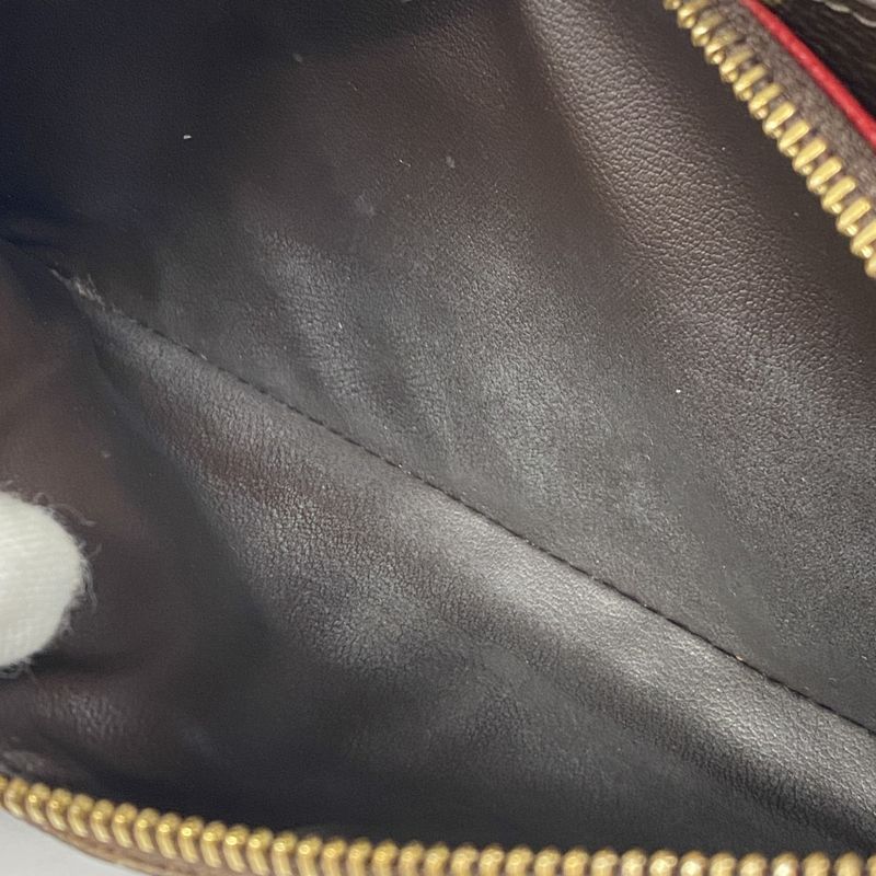 Louis Vuitton Long Wallet Monogram Portefeuille Emily M60136 Brown Rouge Women's