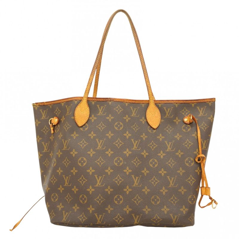 Louis Vuitton Tote Bag Monogram Neverfull MM M40156 Brown Ladies