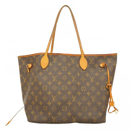 Louis Vuitton Tote Bag Monogram Neverfull MM M40156 Brown Ladies