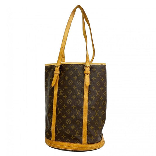 Louis Vuitton Tote Bag Monogram Bucket GM M42236 Brown Ladies