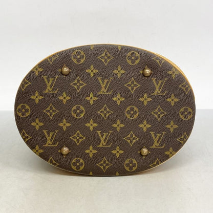 Louis Vuitton Tote Bag Monogram Bucket GM M42236 Brown Ladies