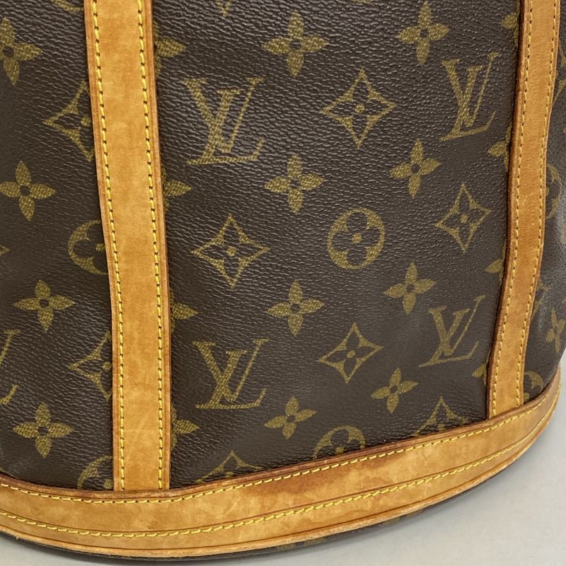 Louis Vuitton Tote Bag Monogram Bucket GM M42236 Brown Ladies