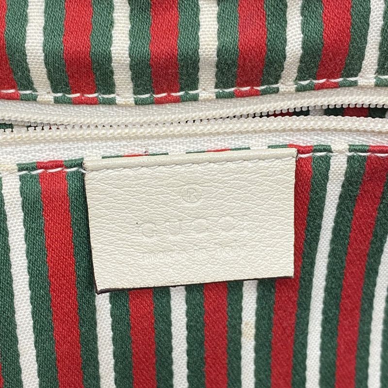 Gucci Tote Bag GG Canvas 169946 Canvas Brown Gold Hardware Women's