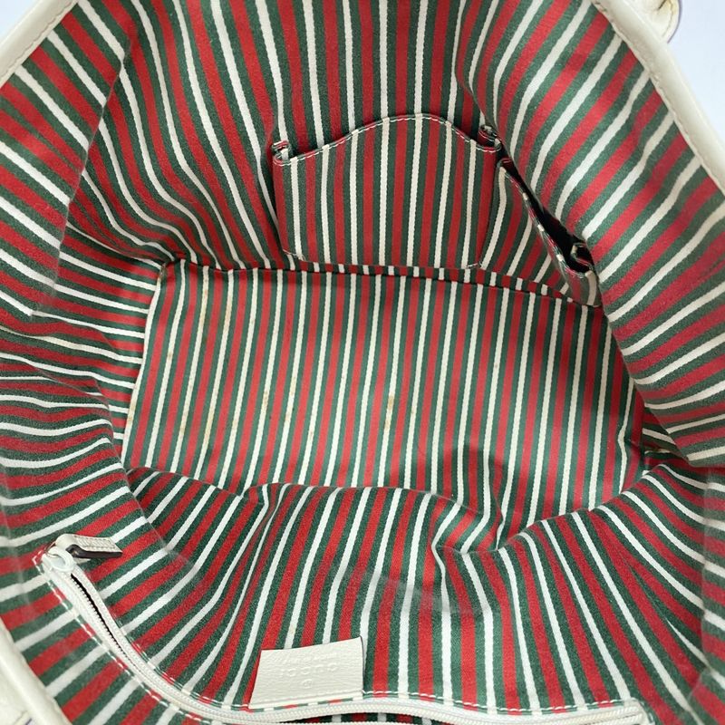 Gucci Tote Bag GG Canvas 169946 Canvas Brown Gold Hardware Women's