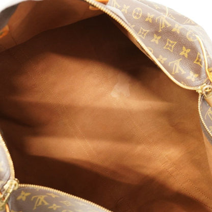 Louis Vuitton Boston Bag Monogram Keepall 55 M41424 Brown Men Women Unisex