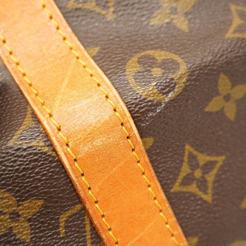 Louis Vuitton Boston Bag Monogram Keepall 55 M41424 Brown Men Women Unisex