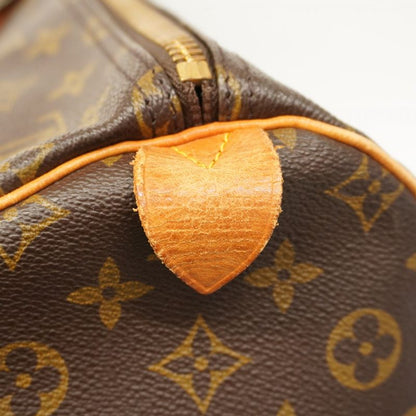 Louis Vuitton Boston Bag Monogram Keepall 55 M41424 Brown Men Women Unisex