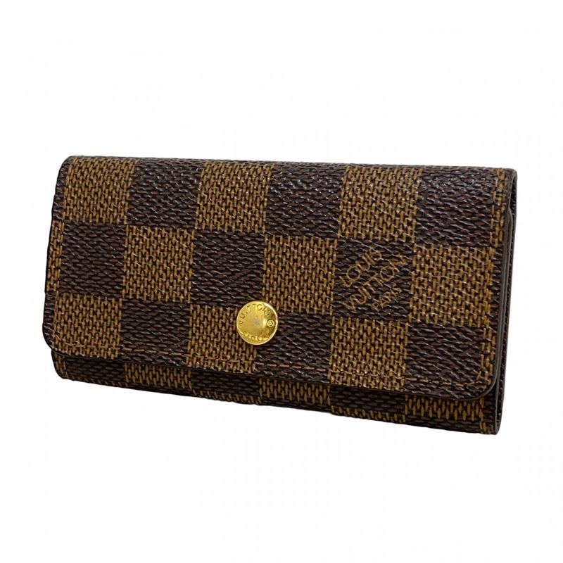 Louis Vuitton Key Case Damier Multicles 4 N62631 Ebene Men's Women's Unisex