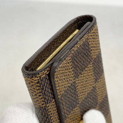 Louis Vuitton Key Case Damier Multicles 4 N62631 Ebene Men's Women's Unisex