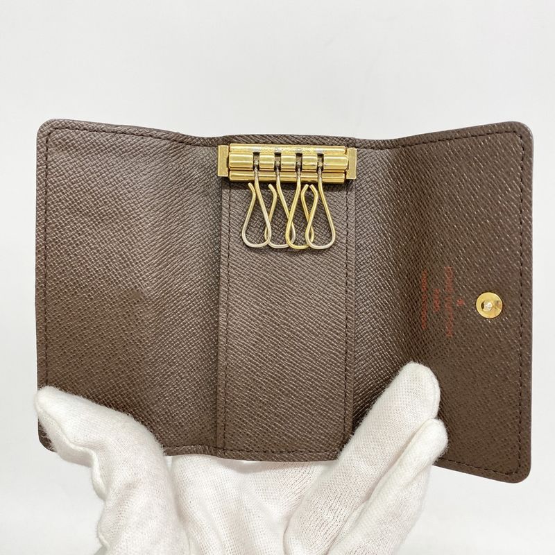 Louis Vuitton Key Case Damier Multicles 4 N62631 Ebene Men's Women's Unisex