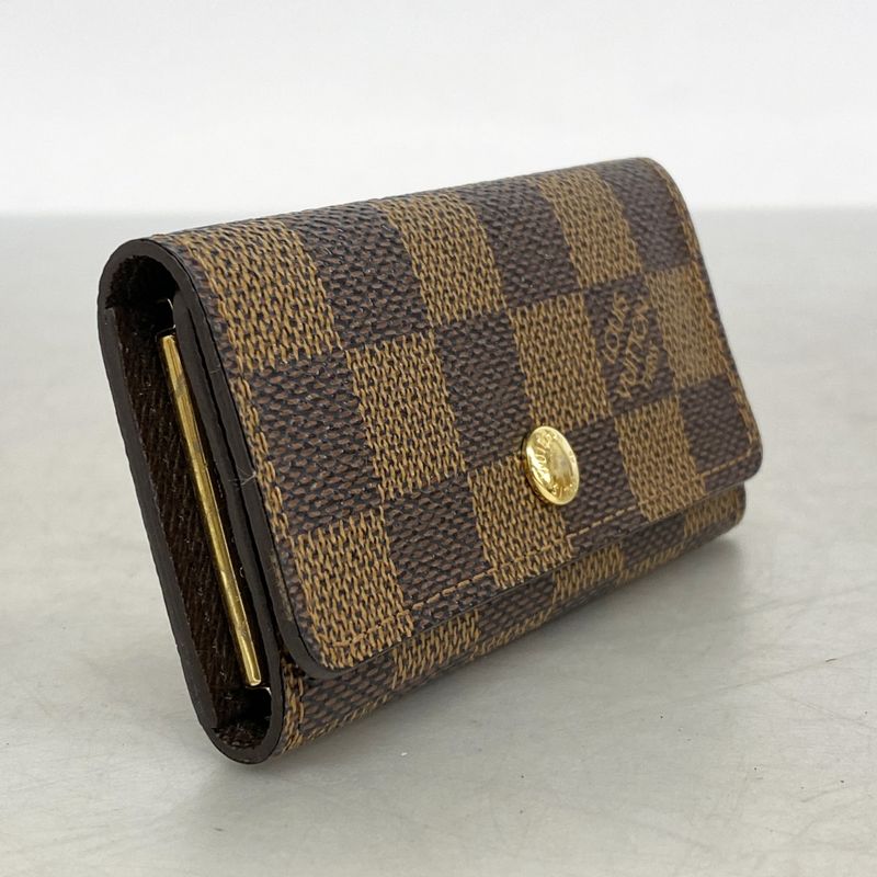 Louis Vuitton Key Case Damier Multicles 4 N62631 Ebene Men's Women's Unisex