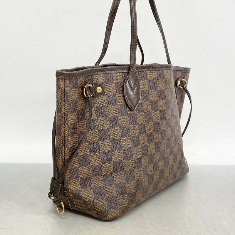 Louis Vuitton Tote Bag Damier Neverfull PM N51109 Ebene Ladies