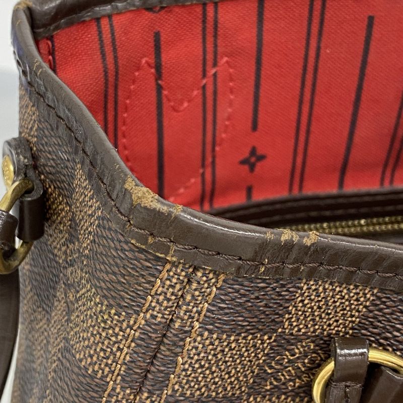 Louis Vuitton Tote Bag Damier Neverfull PM N51109 Ebene Ladies