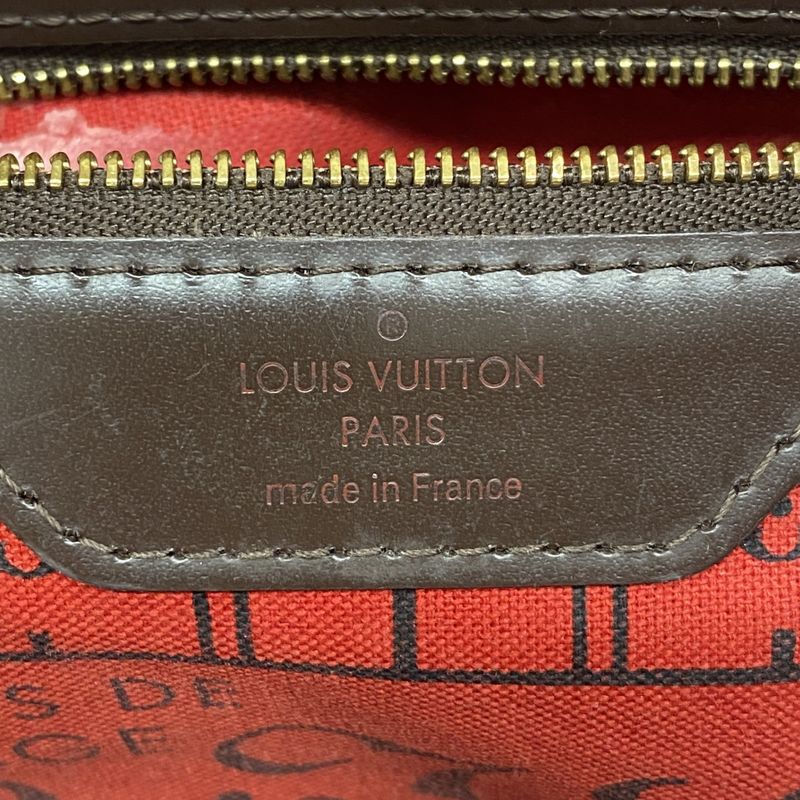 Louis Vuitton Tote Bag Damier Neverfull PM N51109 Ebene Ladies