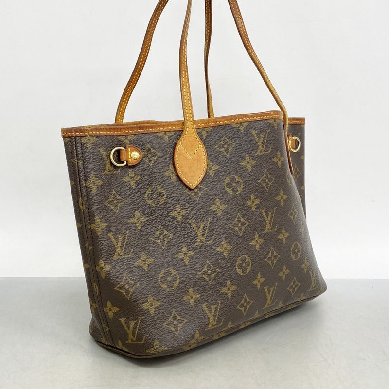 Louis Vuitton Tote Bag Monogram Neverfull PM M40155 Brown Ladies
