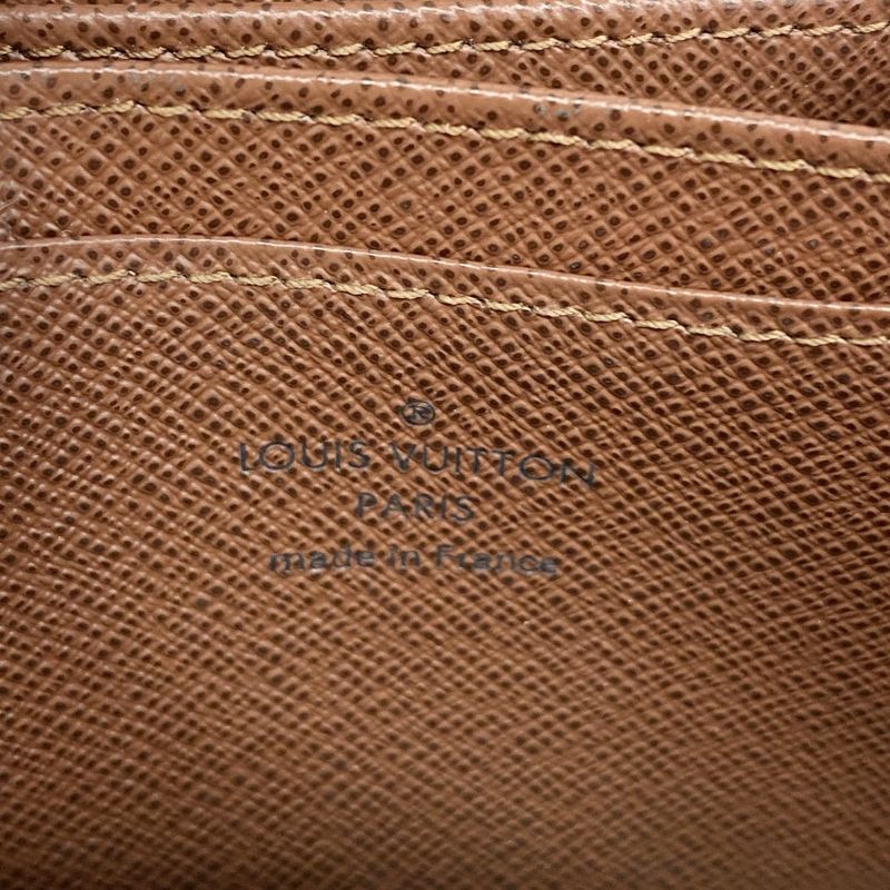 Louis Vuitton Coin Case Monogram Zippy Coin Purse M60067 Brown Men Women Unisex