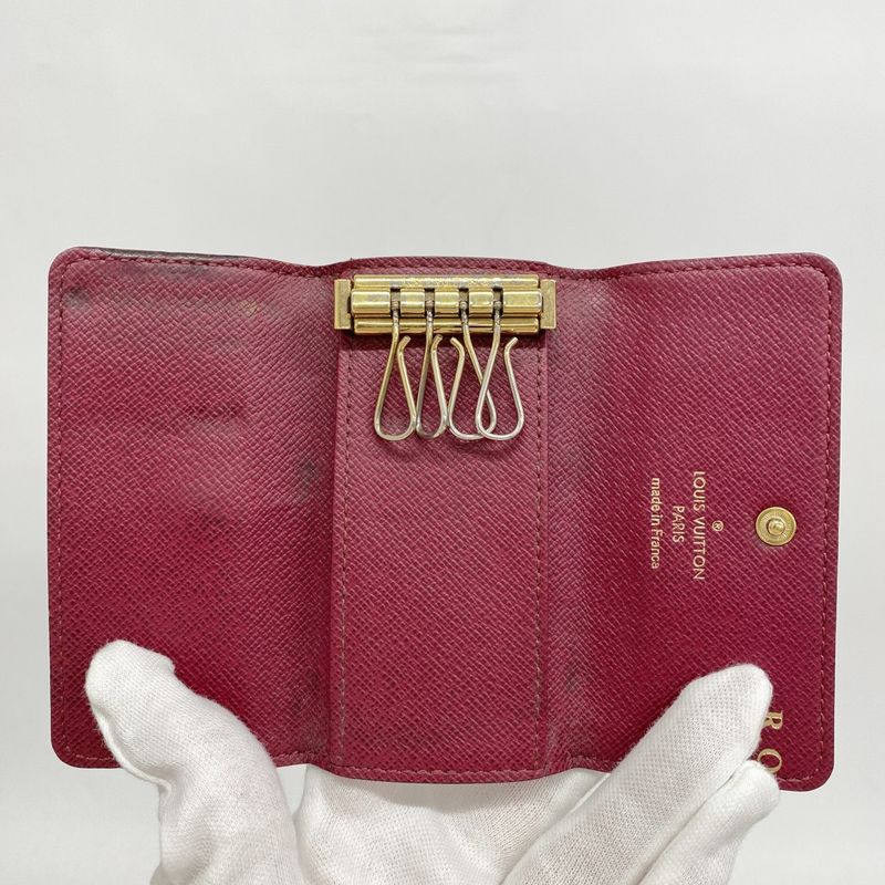 Louis Vuitton Key Case Monogram Multicles 4 M60705 Fuchsia Ladies