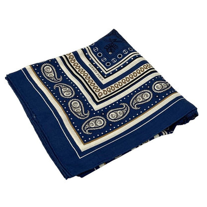 Hermes Shawl Carre Geant 140 Navy X Ivory X Multi Tatouages Marins Bandana