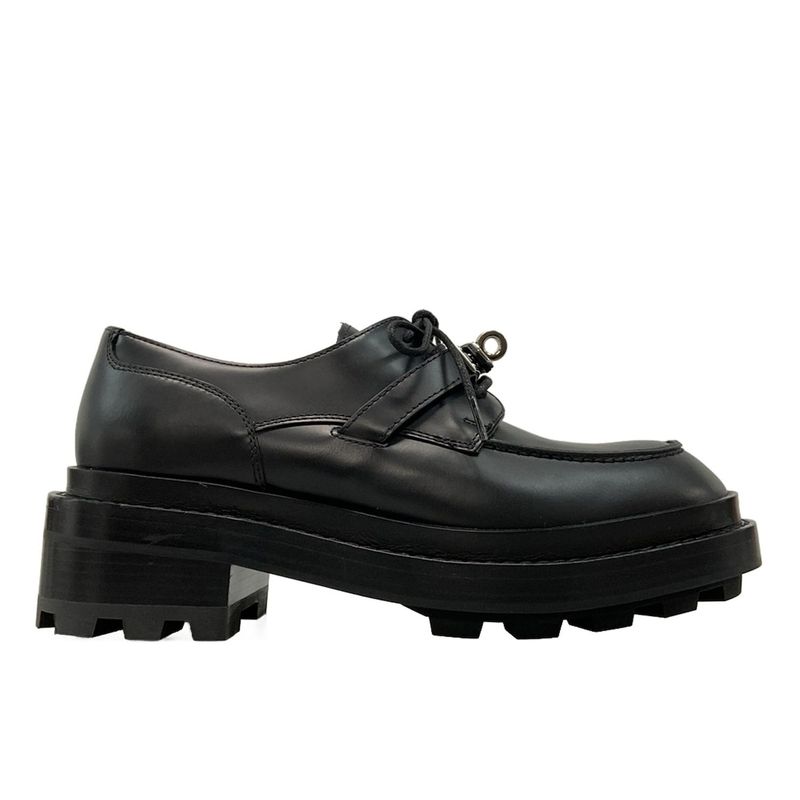 Hermes Loafers 35 1 2 Women's First Black Kelly Hardware Silver Hardware